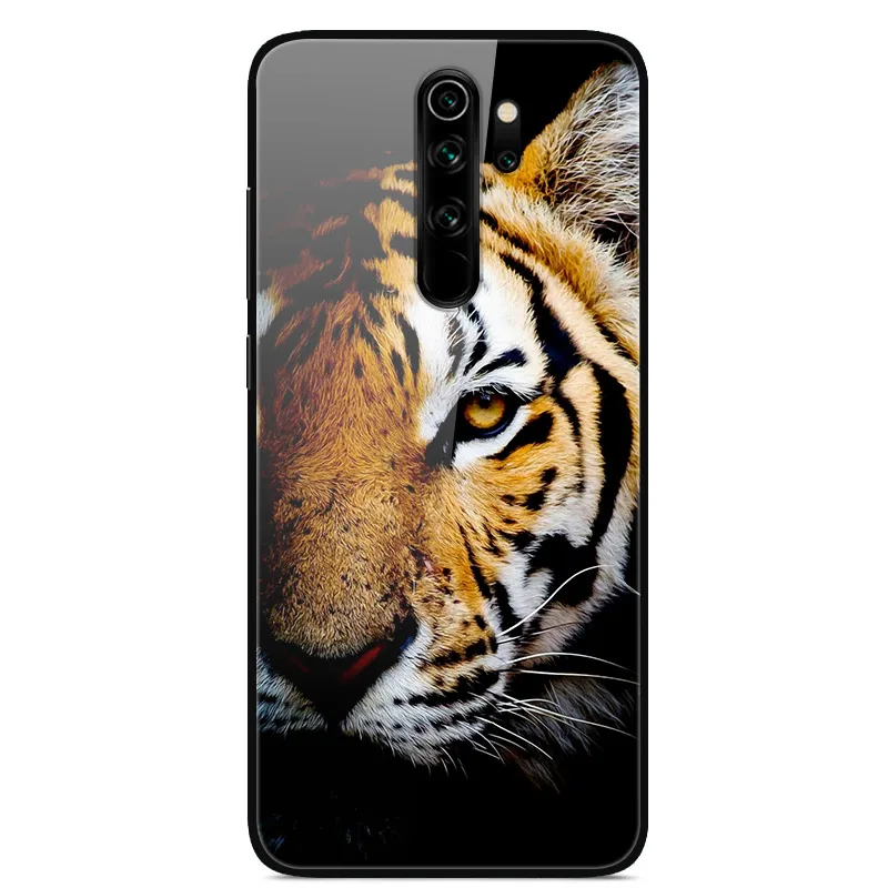 Для Xiaomi Redmi Note 8 Pro Чехол из закаленного стекла жесткий чехол для телефона для Xiaomi Redmi Note 8Pro задняя крышка Redmi Note8 Pro Fundas