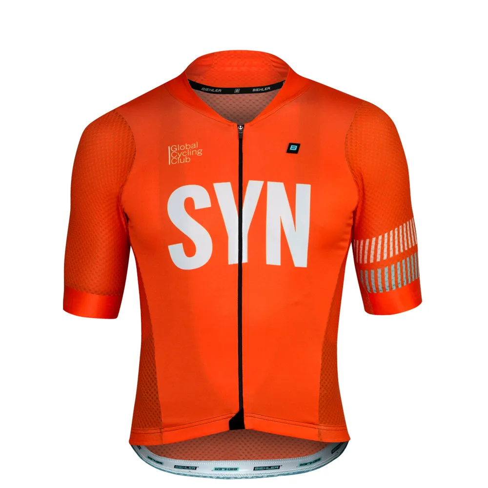 thumbnail image 1 of Maillot de ciclismo BIEHLER SYN de verano de malla de secado rápido transpirable para bicicleta de carretera, ropa para MTB con tirantes 20D, réplica a bajo precio, 1 of 5
