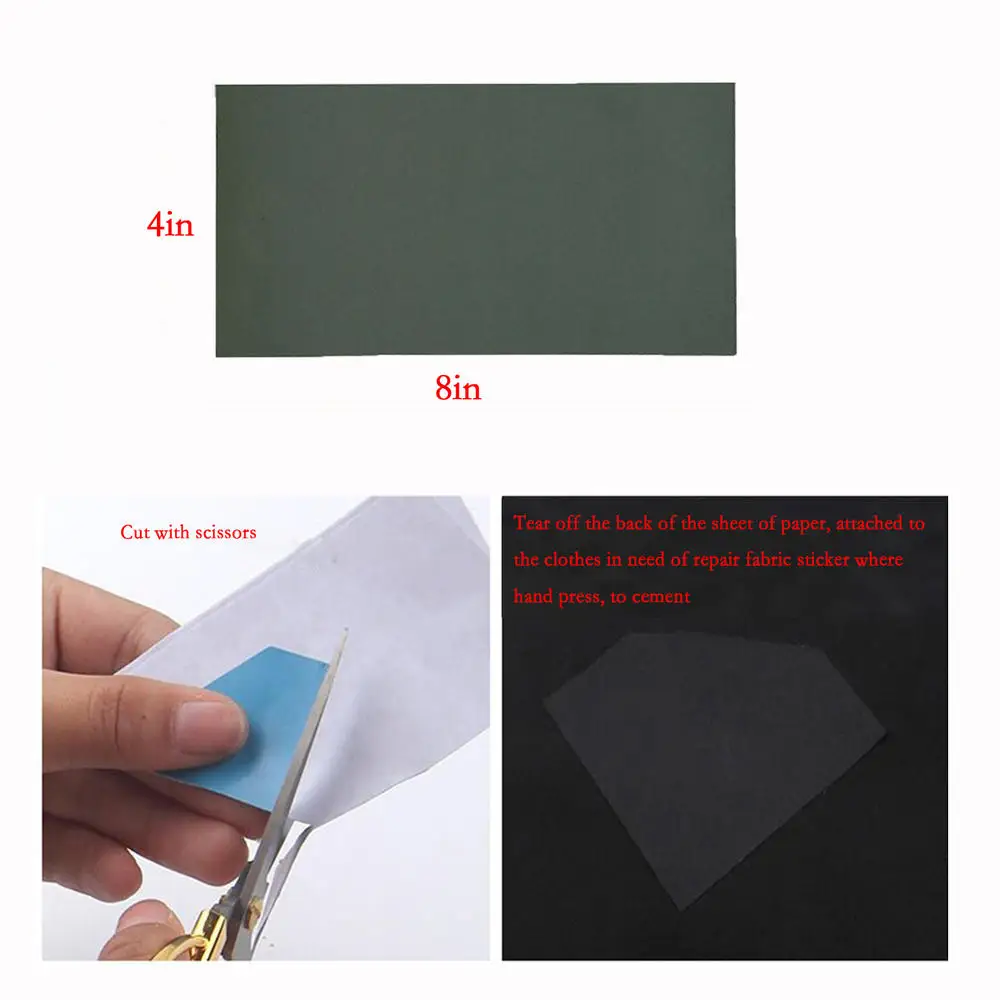 2.4x59 Nylon Repair Patches Self-Adhesive Waterproof 10 Colors Repair Tape  DIY Shape for Clothing Down Jacket Tent Clothes Bag