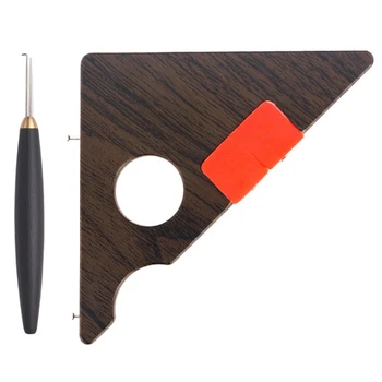 

Outdoor Lightweight Double-Headed Needle Accessories Bobbin Knotter Hook Gauge Portable Fishing Line Winder Set Knot