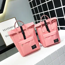 Школьный студенческий рюкзак в Корейском стиле для родителей и детей, рюкзак в японском стиле в Гонконге, холщовый рюкзак в студенческом стиле