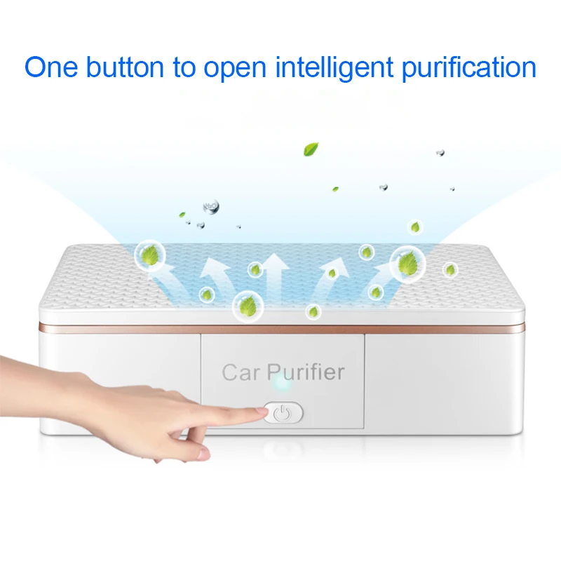 

2 in 1 Car Air Purifier Freshener Portable USB Cleaner Auto Fresh Air Anion Ionic Purifier Oxygen Bar Ozone Ionizer Accessory