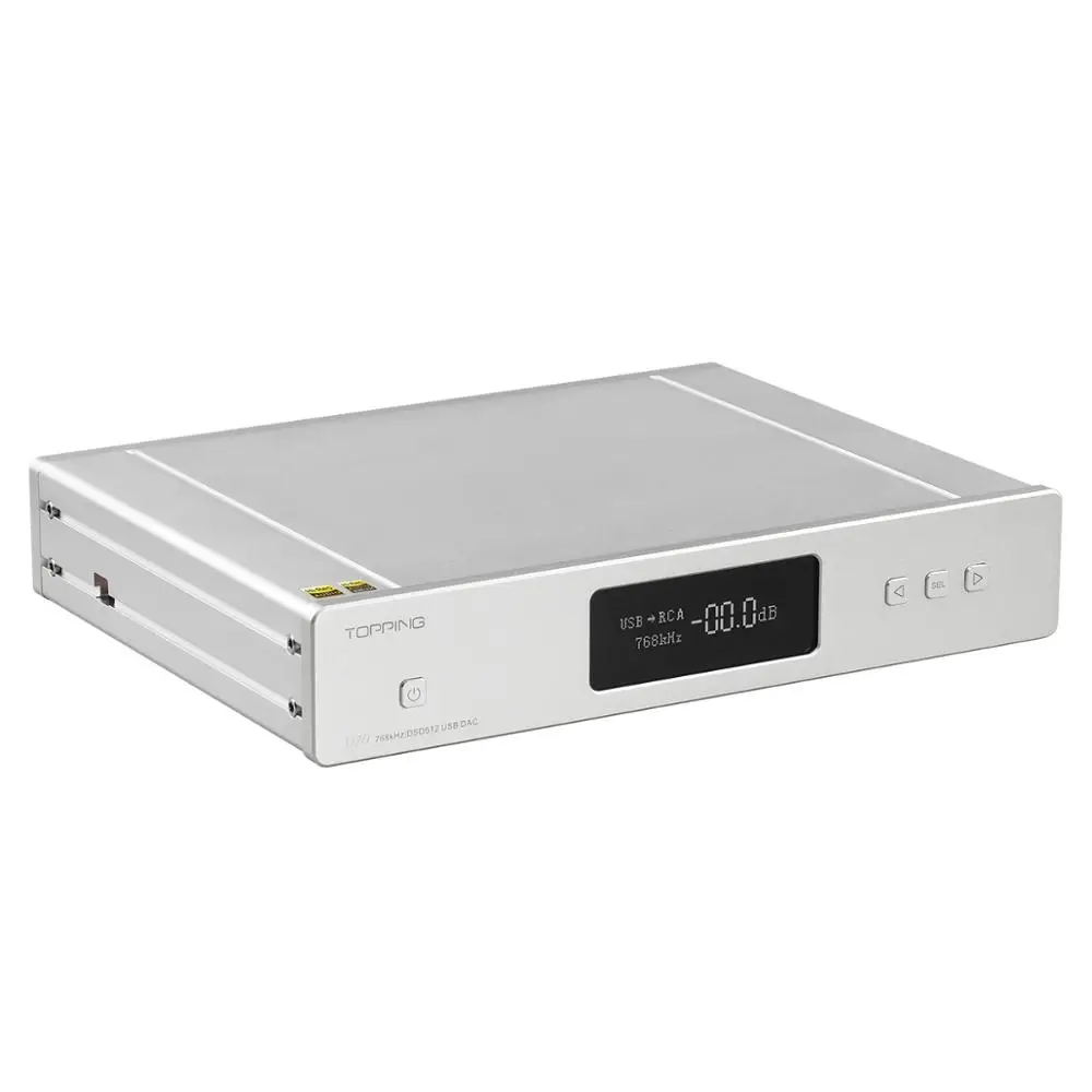 Топпинг D70 2* AK4497 ЦАП DSD512 32 бит/768 кГц USB ЦАП XMOS Настольный декодер Поддержка USB/оптический/коаксиальный/ISS/AES вход