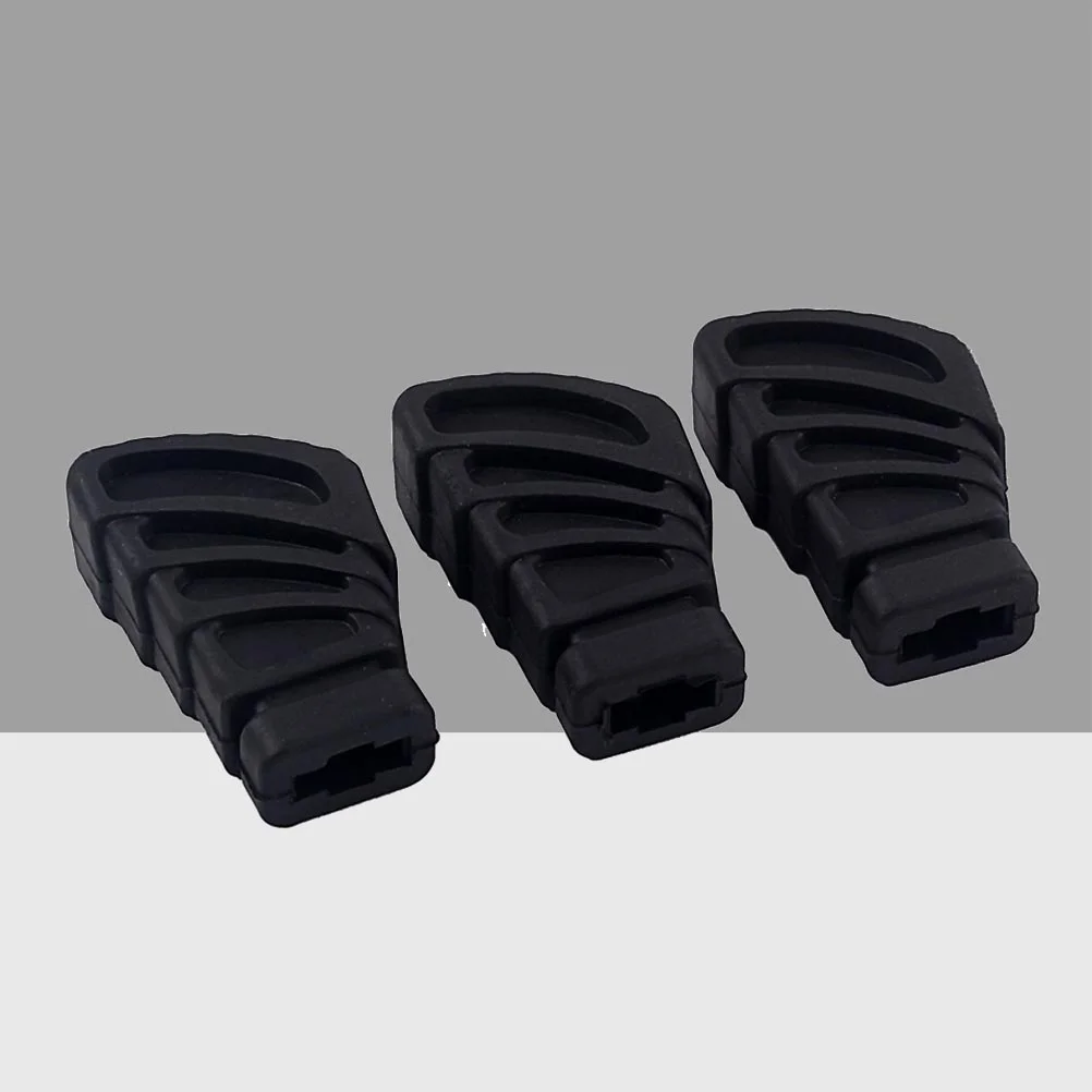 3pcs Drum Rubber Feet for Drum Cymbal Stand Rack Bracket Percussion