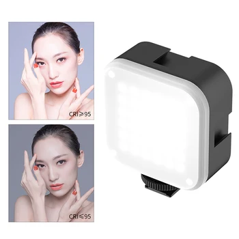 

Ulanzi U-Bright Mini LED Video Lighting 2700k-6500k with 6 Colors RGB Effect Filter for DSLR camera photography Vlog Fill Light