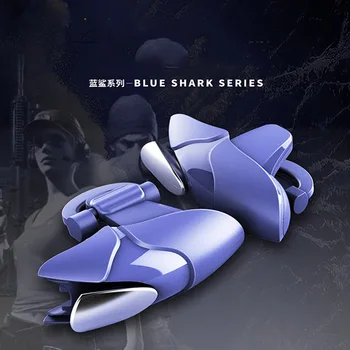 

2020 New Style Product Blue Shark Button Chicken Useful Aid Game Handle Shooting Non-Delay Accessories
