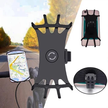 

Outdoor Cycling Silicone Mobile Phone Bracket Motorcycle Navigation Bracket Mobile Phone Holder Bicycle Riding Equipment