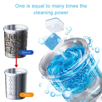 

Household Washing Machine Cleaning Washer Cleaning Detergent Effervescent Tablets Washing Machine Cleaner Washing Tools 4Pc/Set