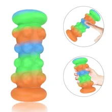 

New Silicone Pinch Bubble Rodent Control Pioneer Decompression Ball Squeeze Toy Fascia Stick Fidget Stress Relief Squishies