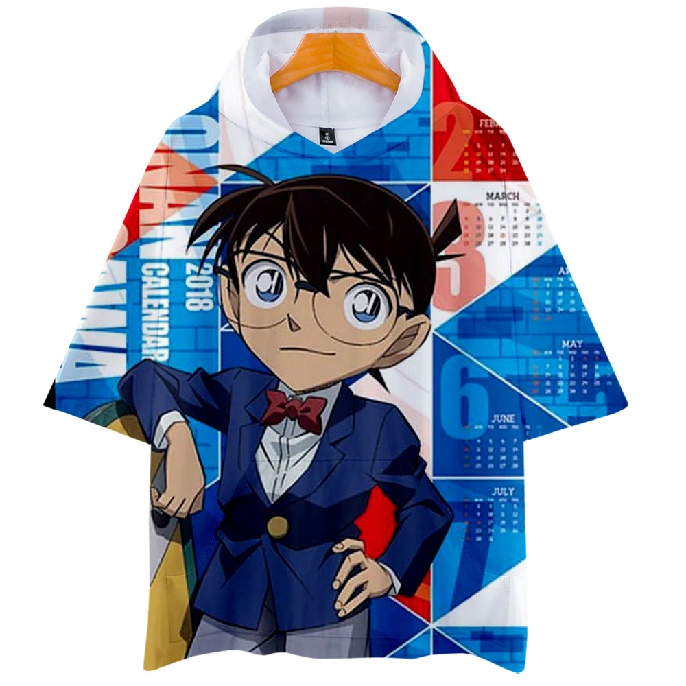 T-shirt hoodie CONAN print T Shirt Men O Neck Stranger Things Mens splice T Shirt Summer Cool harajuku