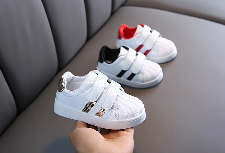 Boys Sneakers For Kids Shoes Baby Casual PU Light Toddler Girls Running Shos Fashion Brand White Sport Children Shoes Breathable