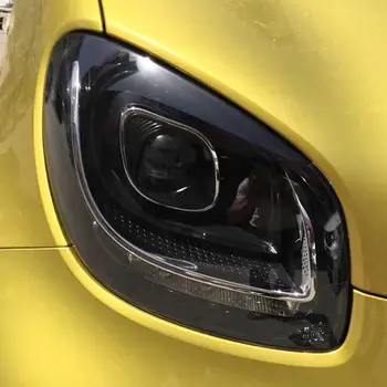 

Headlight assembly for Mercedes-Benz smart W451 W453 angel eye turn signal Bi-lens HID bulbs with 65W Ballast, left and right