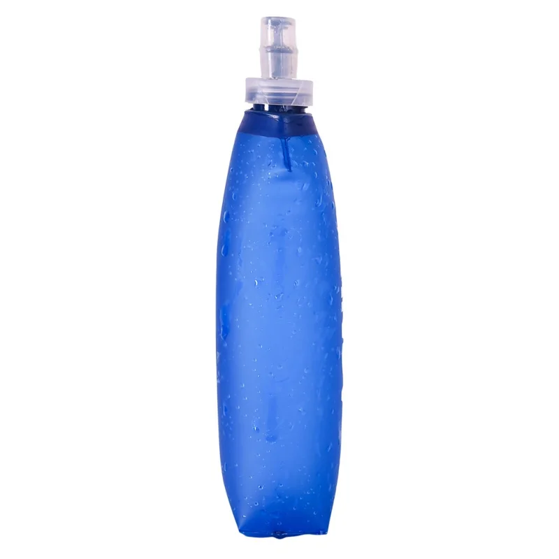 250/500ML Water Bags Solid Blue Outdoor Camping Hiking Nice Soft Flask Sports Cycling Running Water Hydration Bottle