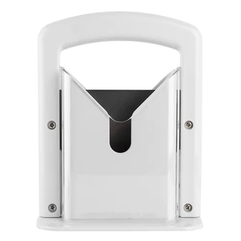 

Stainless Steel Bagel Guillotine Slicer Bread Cutters Toast Slicing Kitchen Tool Efficient And Effortless Slicing Tool 18X22cm