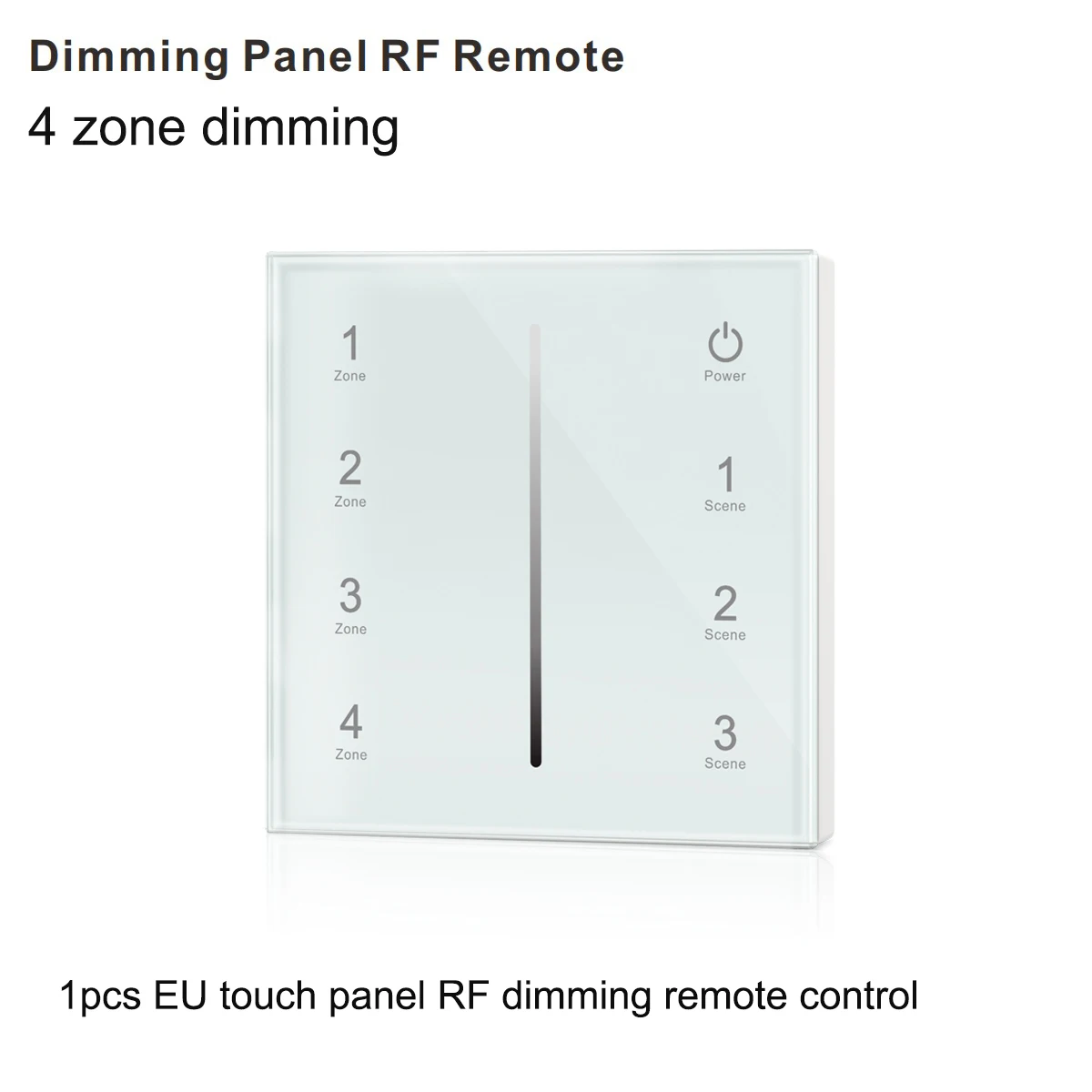 EU touch RF Remote AC 110 V-220 V симистор светодиодный Беспроводной RF Диммер переключатель+ 2,4G Беспроводной 4-Зона затемнения Диммер пульт дистанционного управления для одного Цвет светодиодный - Цвет: EU touch RF Remote
