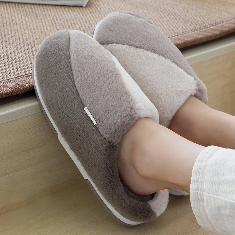 

Female Slippers Plush Suede Velvet Slippers for Women Furry Slippers Home 2020 Mixed Colors Indoor Shoes for Women