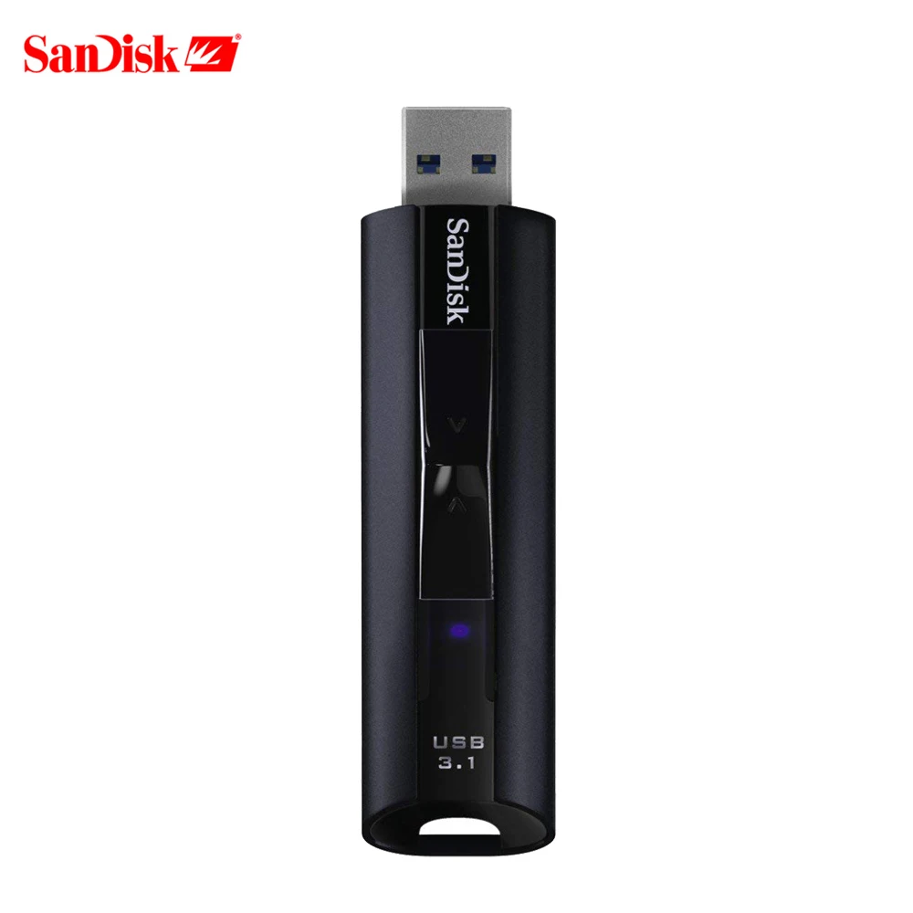Двойной Флеш-накопитель SanDisk Extreme PRO твердотельный накопитель USB флэш-накопитель USB 3,1 Z880 128 ГБ Usb флэш-накопитель 256 ГБ флэш-накопитель 420 МБ/с. флеш-накопитель USB Memory Stick