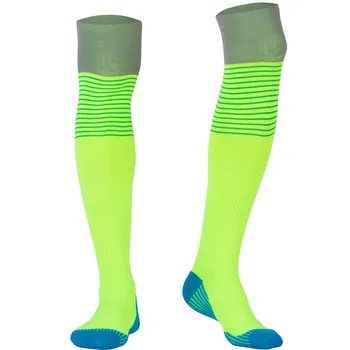 

New Men's Outdoor Socks With Brushed Soles Terry Football Socks Long Barrel Knee High Pressure Socks Men Over The Knee Socks