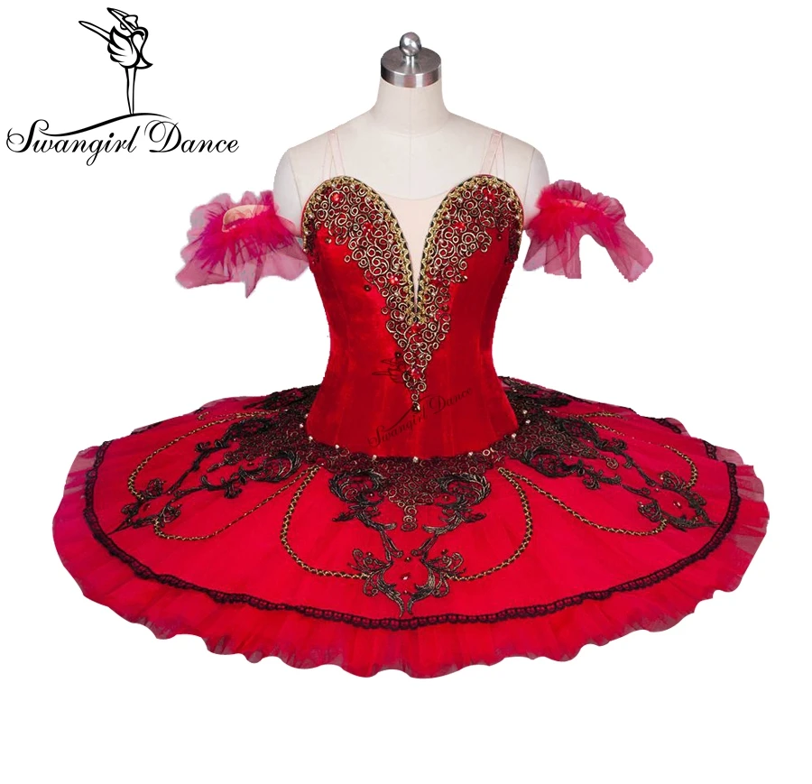 Adult Red paltter performance ballet tutu dress girls professional classical ballet tutu stage costumes BT9025