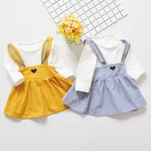 Весенний стильный комплект одежды для новорожденных девочек, костюм для малышей, одежда для маленьких девочек, футболка и шорты, комплект одежды из 2 предметов