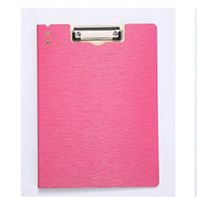А4 Папка для файлов, папка для доски, А4 ПП, толстая папка для файлов, водонепроницаемая деловая папка для контракта, officesupplie - Цвет: Pink Vertical