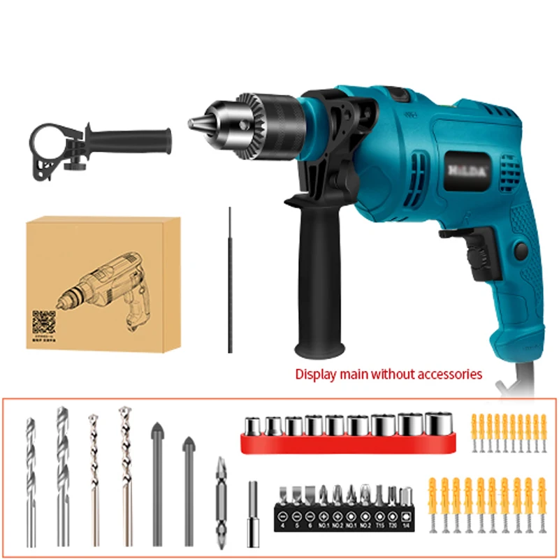 

Set Woodworking Deep Guage Bit Connection Rod Power Tools Multi Function Impact Drill Set Electric Drill Hammer Tool Parts