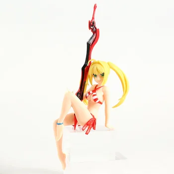 

Anime FGO Fate/Grand Order Noodle Stopper Nero Claudius Sabre Bikini Ver. PVC Action Figure Collection Model Toys