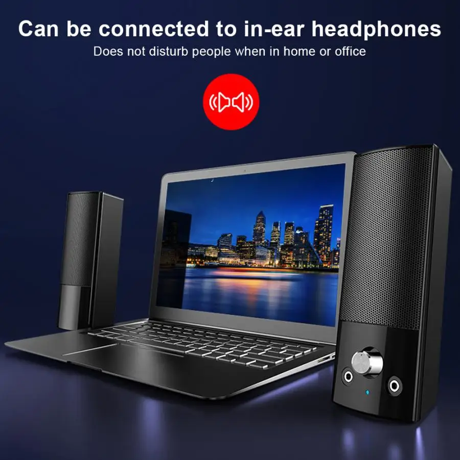 SADA V-117 версия Bluetooth компьютерный аудио Домашний Настольный маленький динамик сабвуфер для ноутбука
