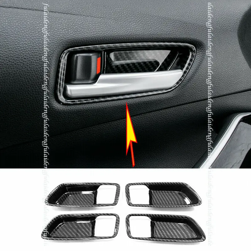 

4 шт., наклейки из углеродного волокна для Toyota Corolla 2019-2020