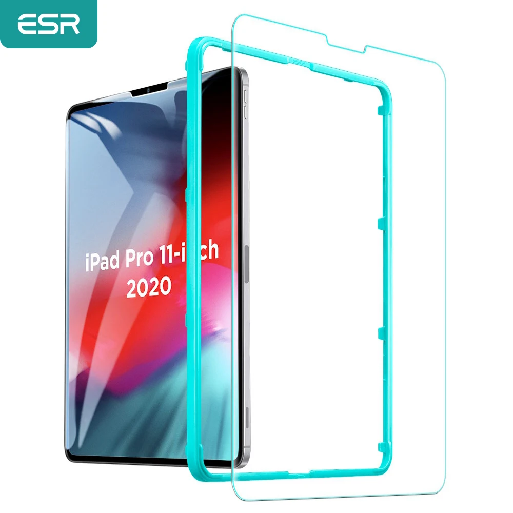 ESR 1 шт. закаленное стекло для 2020 iPad Pro 11 дюймов 12 9 HD ультра прозрачный экран