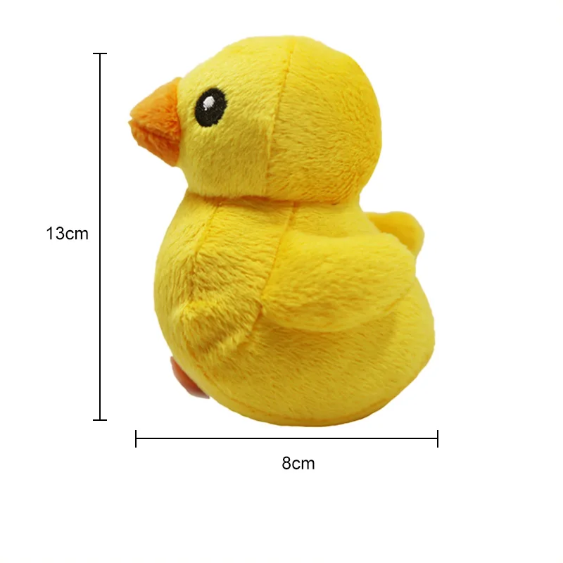 Duck Pawstrip 1 шт. плюшевые игрушечные собаки пищевая кость мороженое морковь щенок жевательная игрушка интерактивные игрушки для кошек собачка, звук, игрушка для маленьких собак - Цвет: Duck