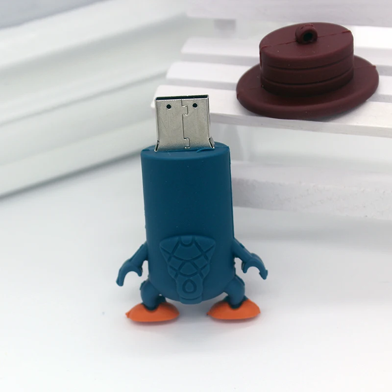 128 ГБ с рисунками зверей из мультфильмов утки флешки USB флэш накопители 1 ТБ 512 256