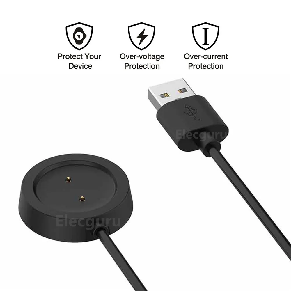 Зарядное устройство для умных часов для Amazfit GTR 42 мм(1909)/Amazfit GTR 47 мм(1901) гибкий магнитный кабель для быстрой зарядки умные аксессуары