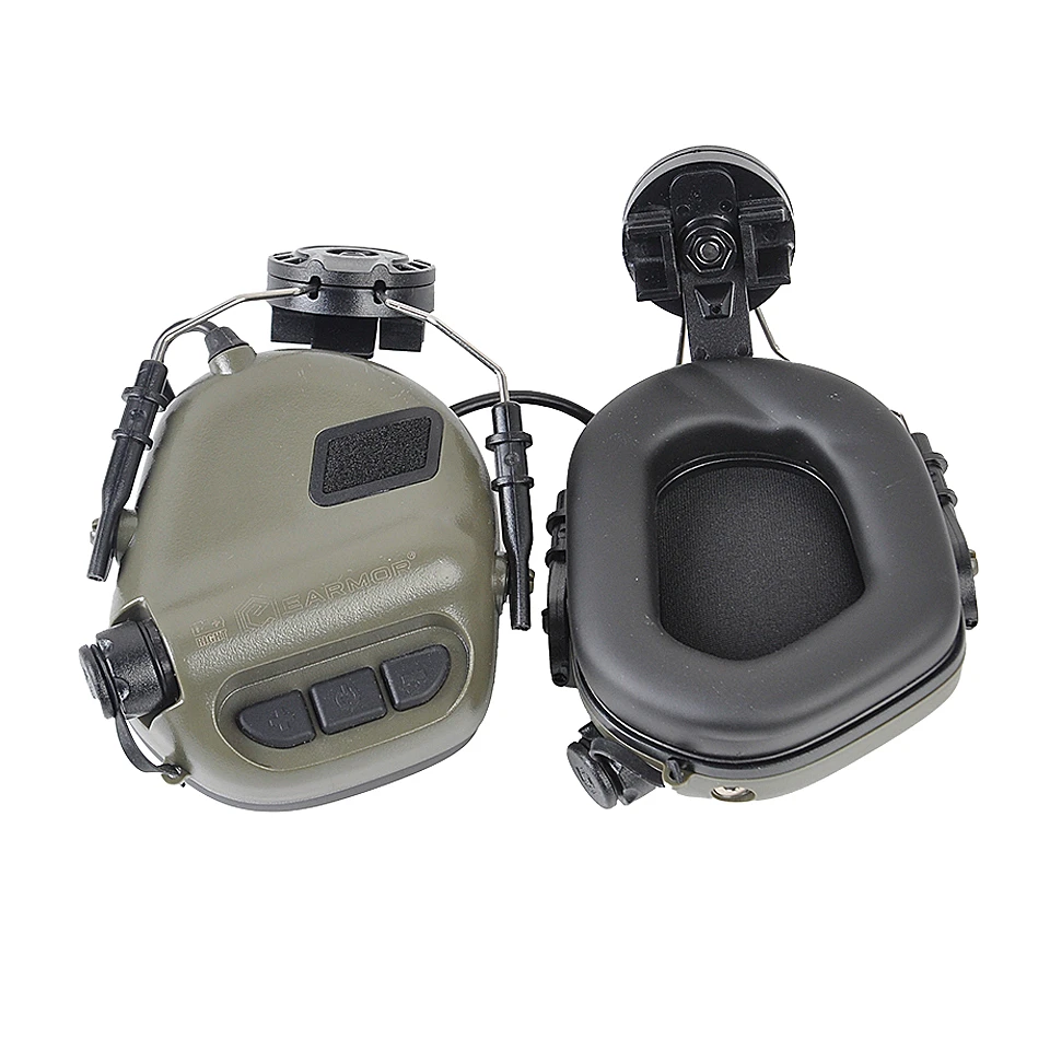 EARMOR M31H MOD3 тактическая гарнитура шумоподавление Защита слуха наушники Softair авиационная гарнитура для скоростные шлемы адаптер