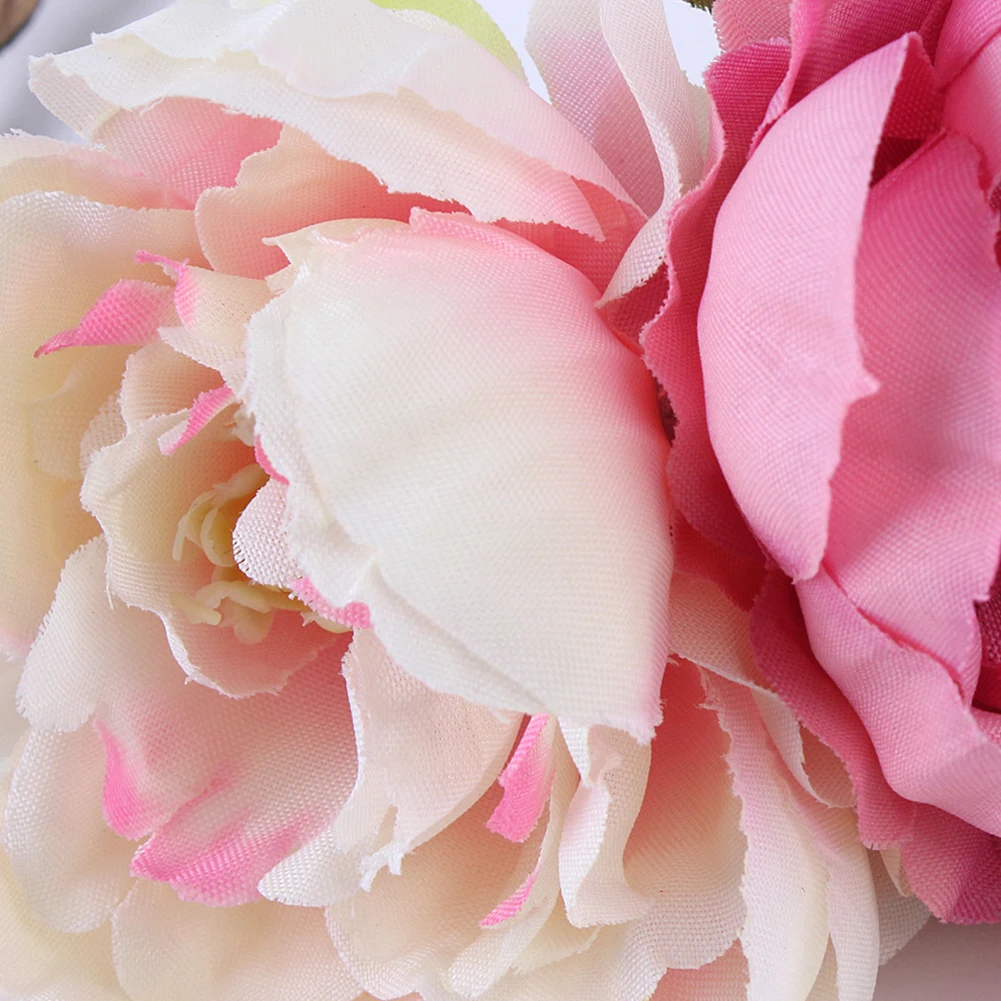 Tie Simulation Flower Lightweight Headdress Kids Children Decorative Girl Elegant Hair Band Head Garland Props Ribbon Fastening