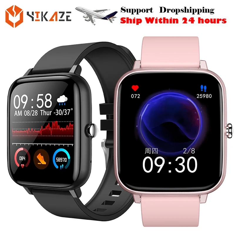 P6 Smart Watch Women Men bluetooth call Blood Pressure Monitor Fitness