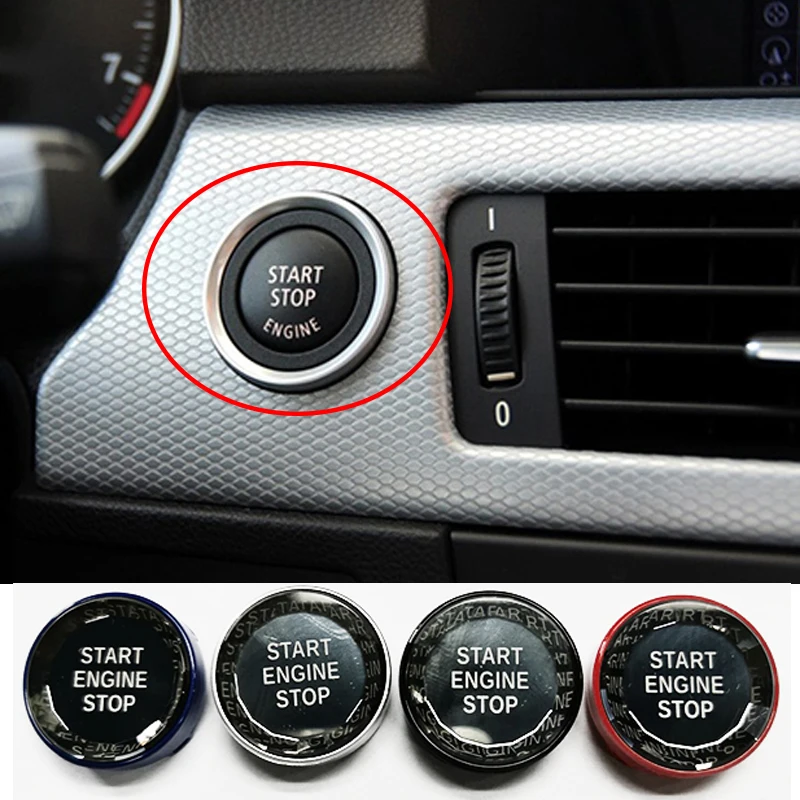 Car Engine Start Button Replace Cover Stop Switch Accessories Key Decor For  Bmw X1 X5 E70 X6 E71 Z4 E89 1 3 5 Series E60 E90 E91 - Car Stickers -  AliExpress