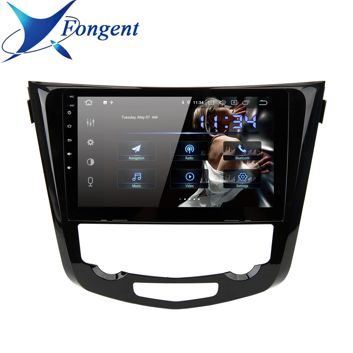 Автомобильный радиоприемник 10 2 &quot Android 9 0 GPS радио плеер для Nissan X Trail qashail 2014 2015 2016