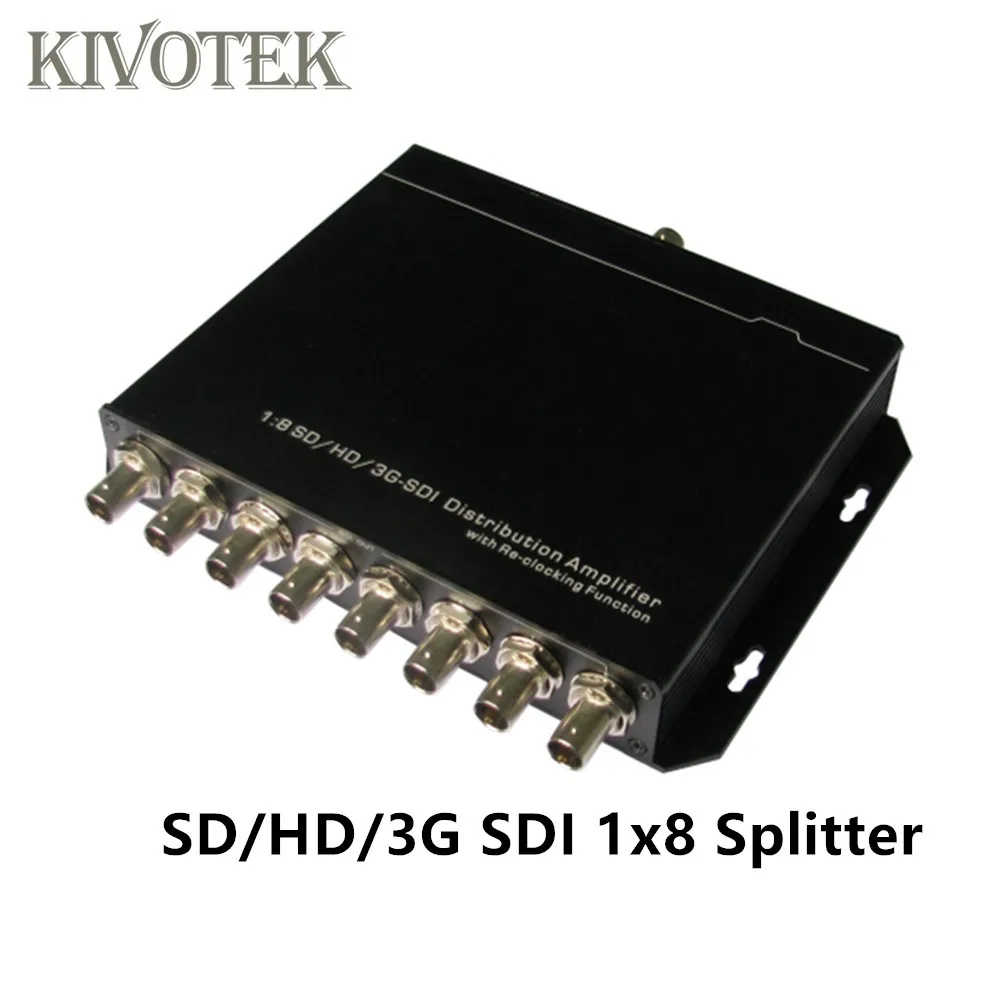 Разветвитель KIVOTEK SDI 3G/HD/SDI 1x8 разветвитель с поддержкой BNC 1080P | Электроника