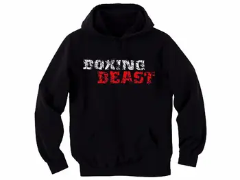 

Boxing Beast distressed print men/women/youth black sweatshirt hoodie