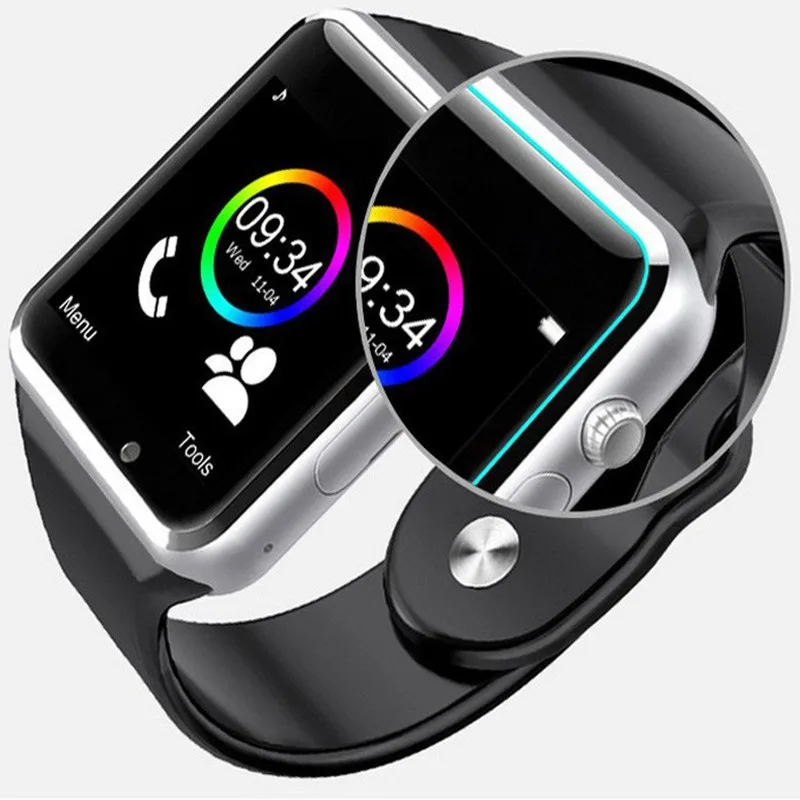 A1 Смарт часы спортивные наручные часы Поддержка 2G SIM TF камера Smartwatch для телефона Android PK GT08 DZ09 iwo 8 Y1 умная электроника