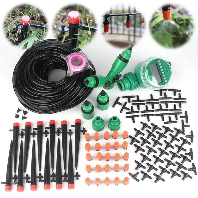 40m Automatic Drip Irrigation System Garden Irrigation Kit Watering