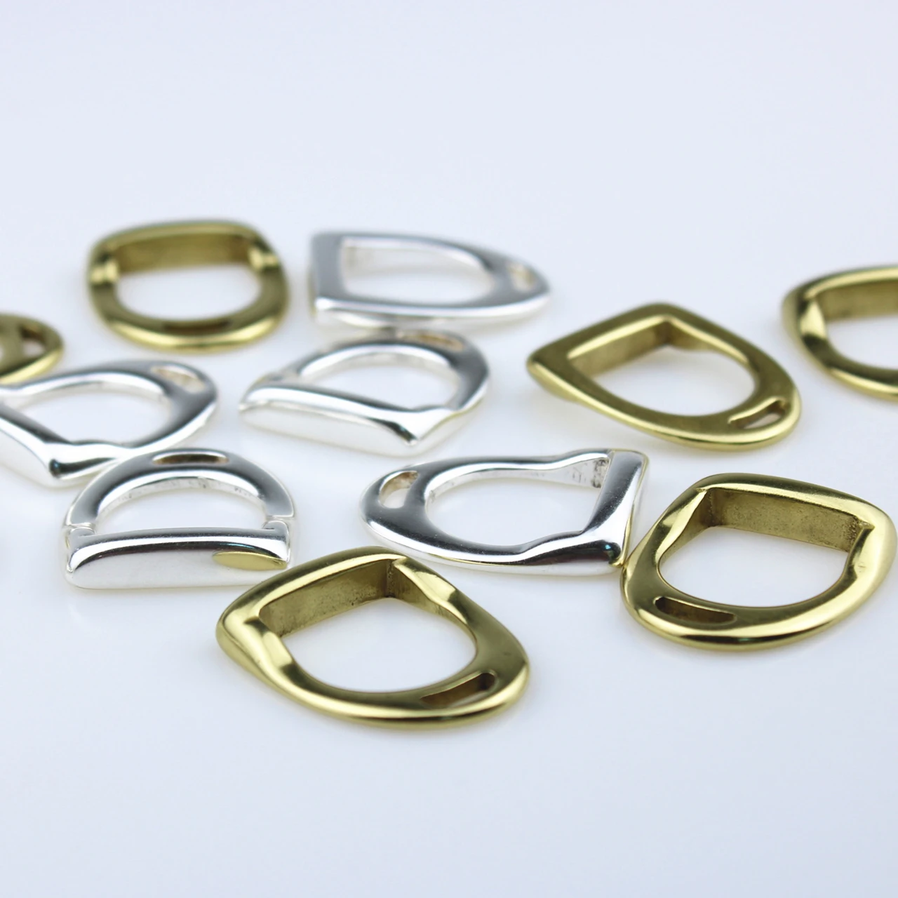 DIY Leather Craft Hardware Accessories Saddle Bag For decoration Solid