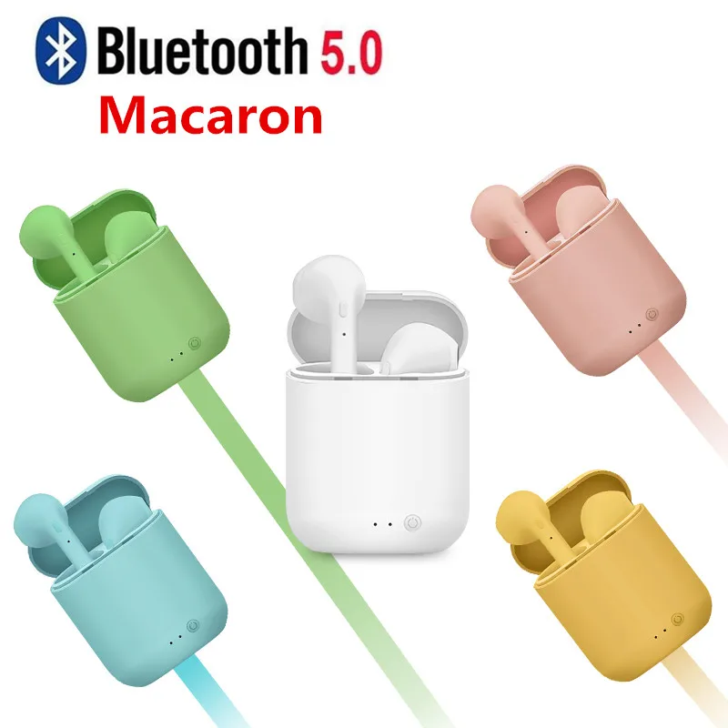 

i9s TWS Wireless Earphones Mini 2 Bluetooth Headphone Matte Macaron Wireless Earbuds With Charging Box Headset inpods 12 i7s