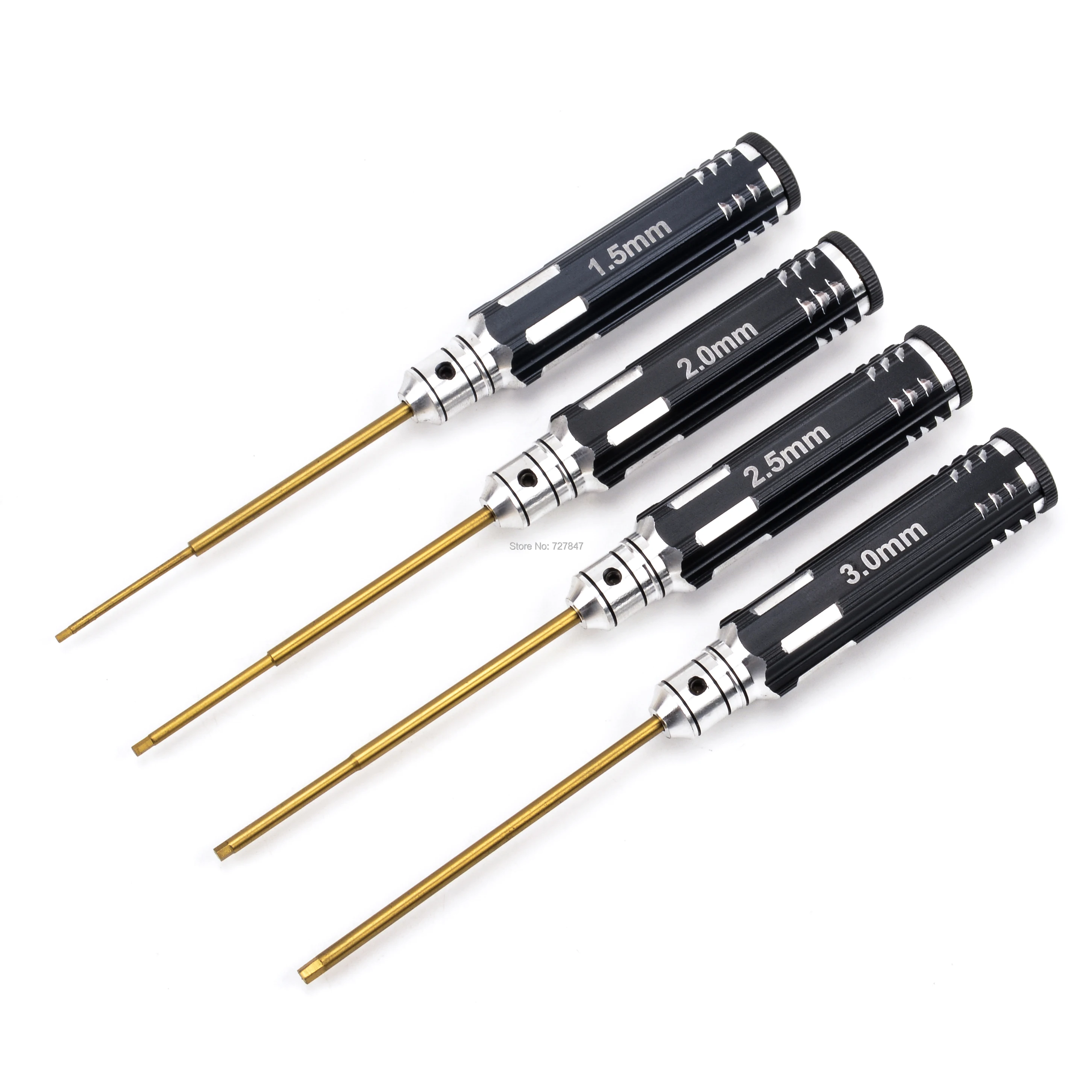 FPV RC Tools Hex Screw Driver 1.5 2.0 2.5 3.0mm Titanium Plating