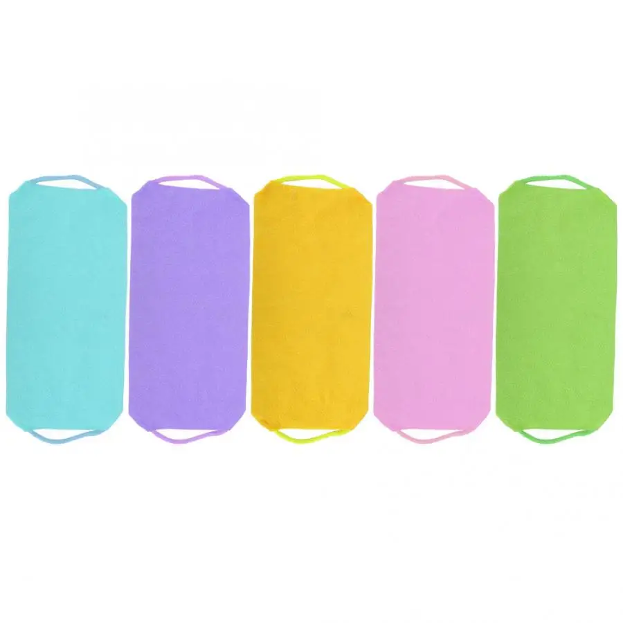 Bath Bombs Exfoliating Rubbing Washcloth Elastic Shower Body Scrub Cleaning Massage Bath Towel Strap Body Cleaning Towel 5
