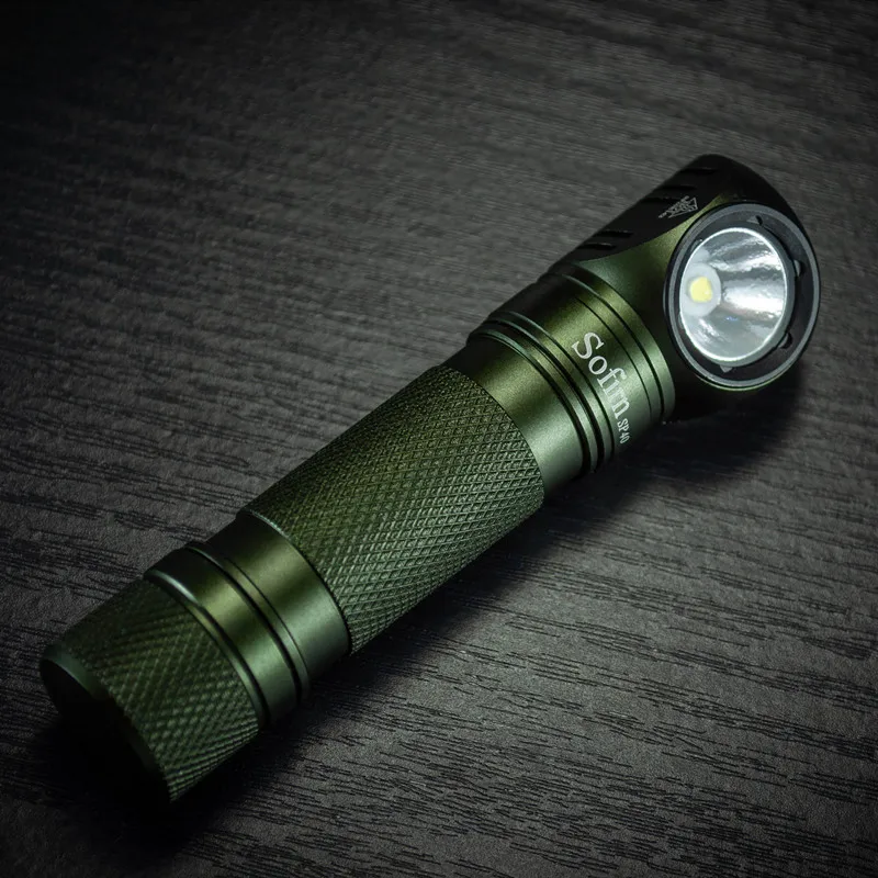 New Color Sofirn SP40 LED Headlamp Cree XPL 1200lm 18650 USB Rechargeable Headlight 18350 Flashlight with Magnet Tail