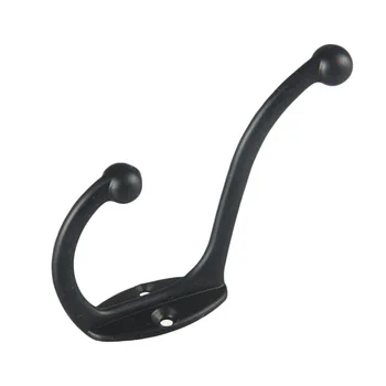 

5PCS Clothes Alloy Hook Wall Hanging Vintage Hat Robe Rustic Hanger with Screws for hanging towels clothes hats