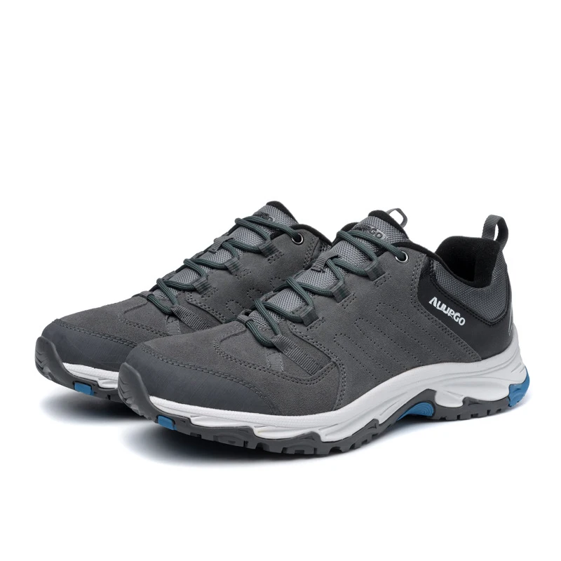Tanhui men shoes Auupgo/походная обувь из натуральной кожи; походные ботинки; дышащие горные ботинки; мужские и женские спортивные кроссовки; прогулочная обувь для трекинга - Цвет: Tanhui men shoes