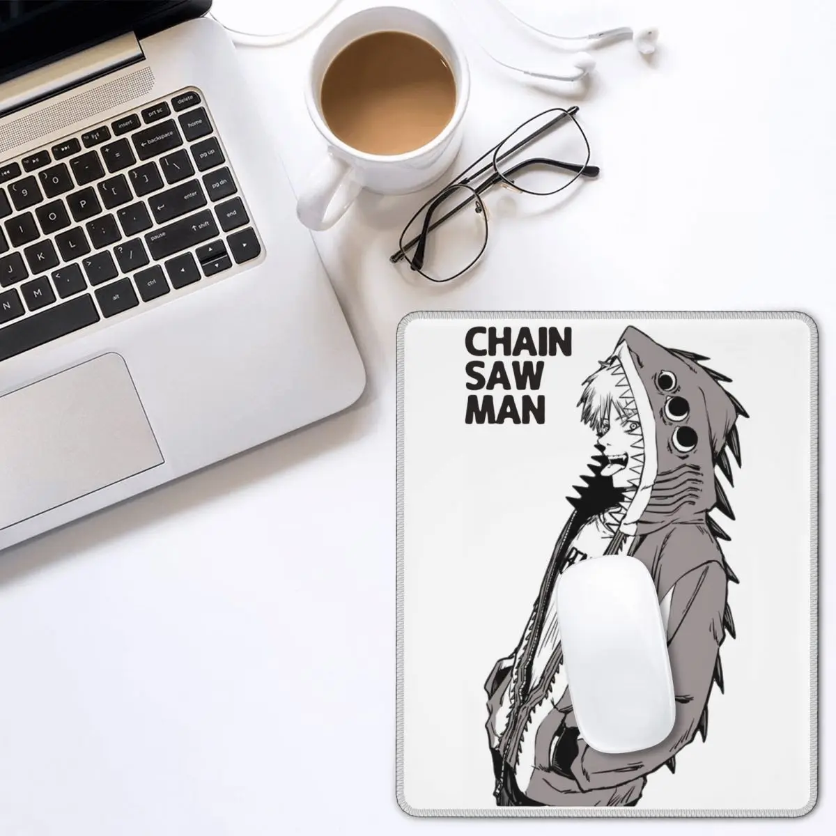 Chainsaw Man Denji Shark Tank Funny Mouse Pad Devil Anime Lockedge Soft Mat  Natural Rubber Pc Table Decor Cover|Mouse Pads| - Aliexpress